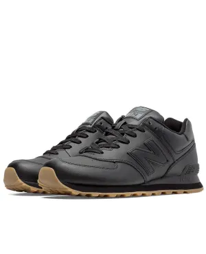 574 Leather Black