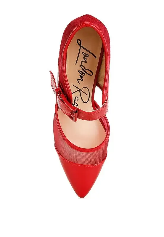 Aneri Buckle Detail Pump Sandals