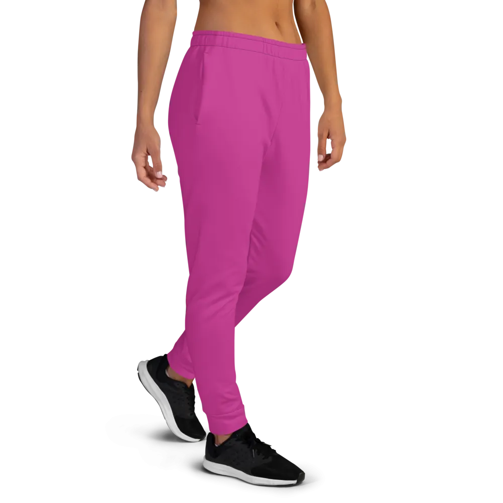 Athletic Apparatus Pink Black Logo Women's Joggers