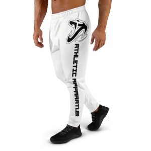 Athletic Apparatus White Black Logo V2 Men's Joggers