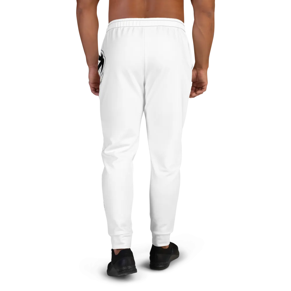 Athletic Apparatus White Black Logo V2 Men's Joggers