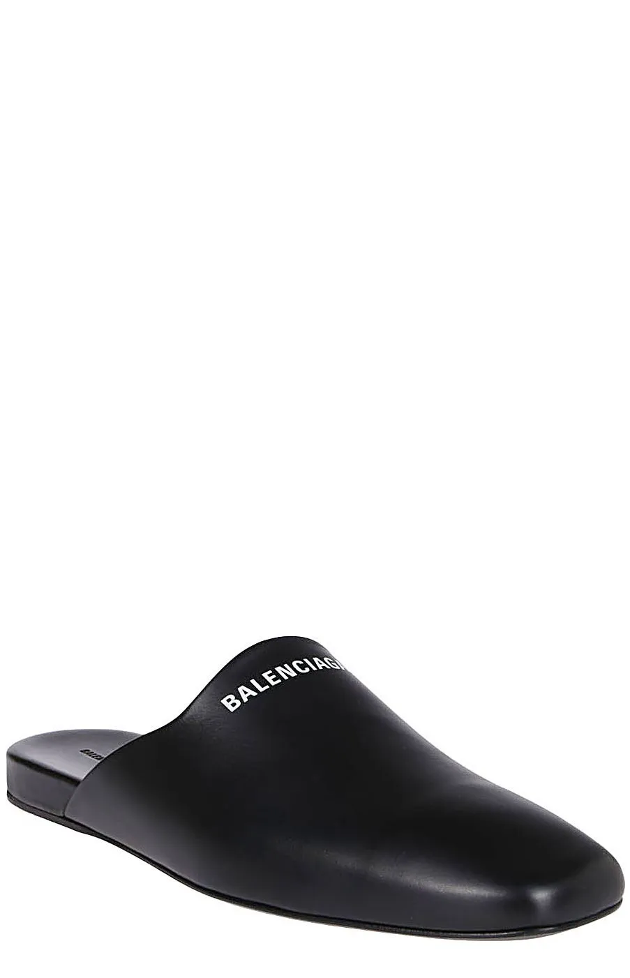 Balenciaga Logo Flat Mules