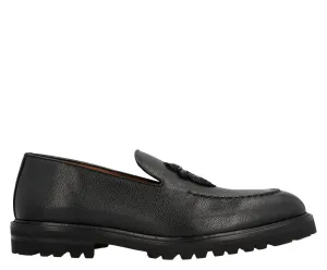 Billionaire Crest Embellished Loafers
