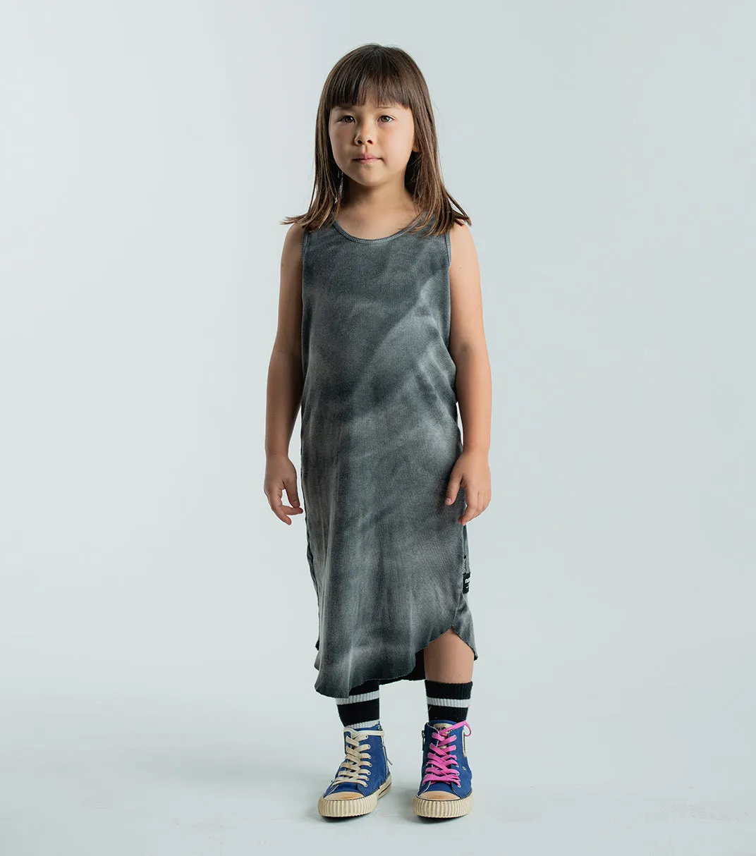 brushed tank top dress