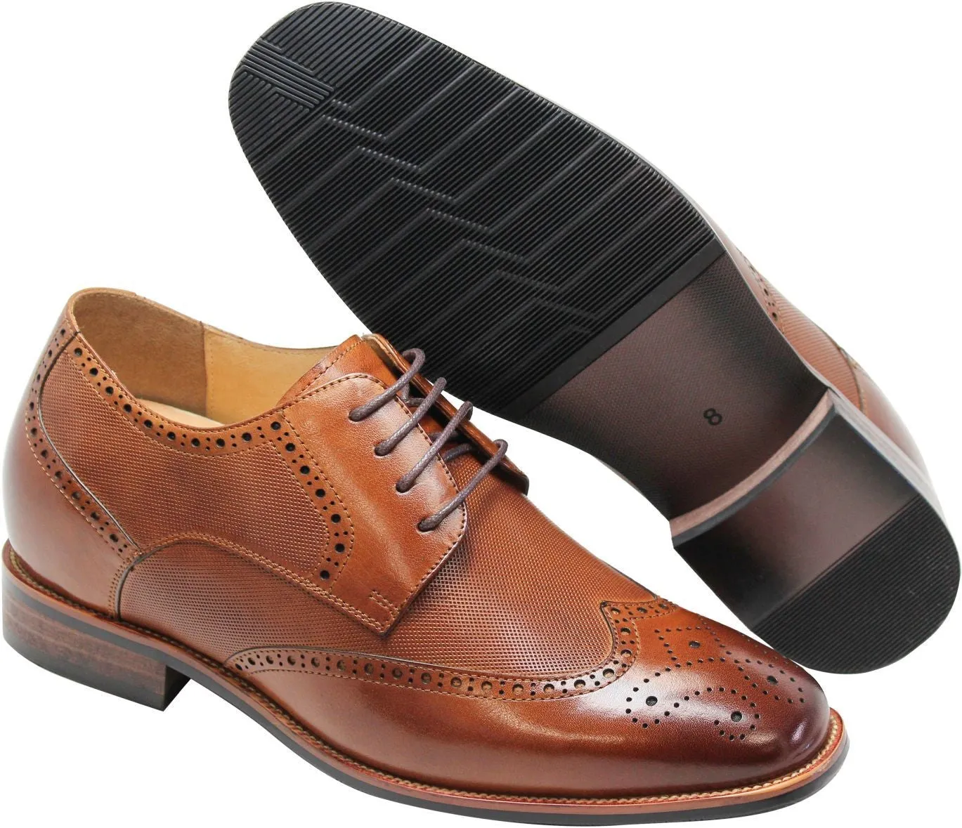 CALTO - Y10652 - 3 Inches Taller (Brown)