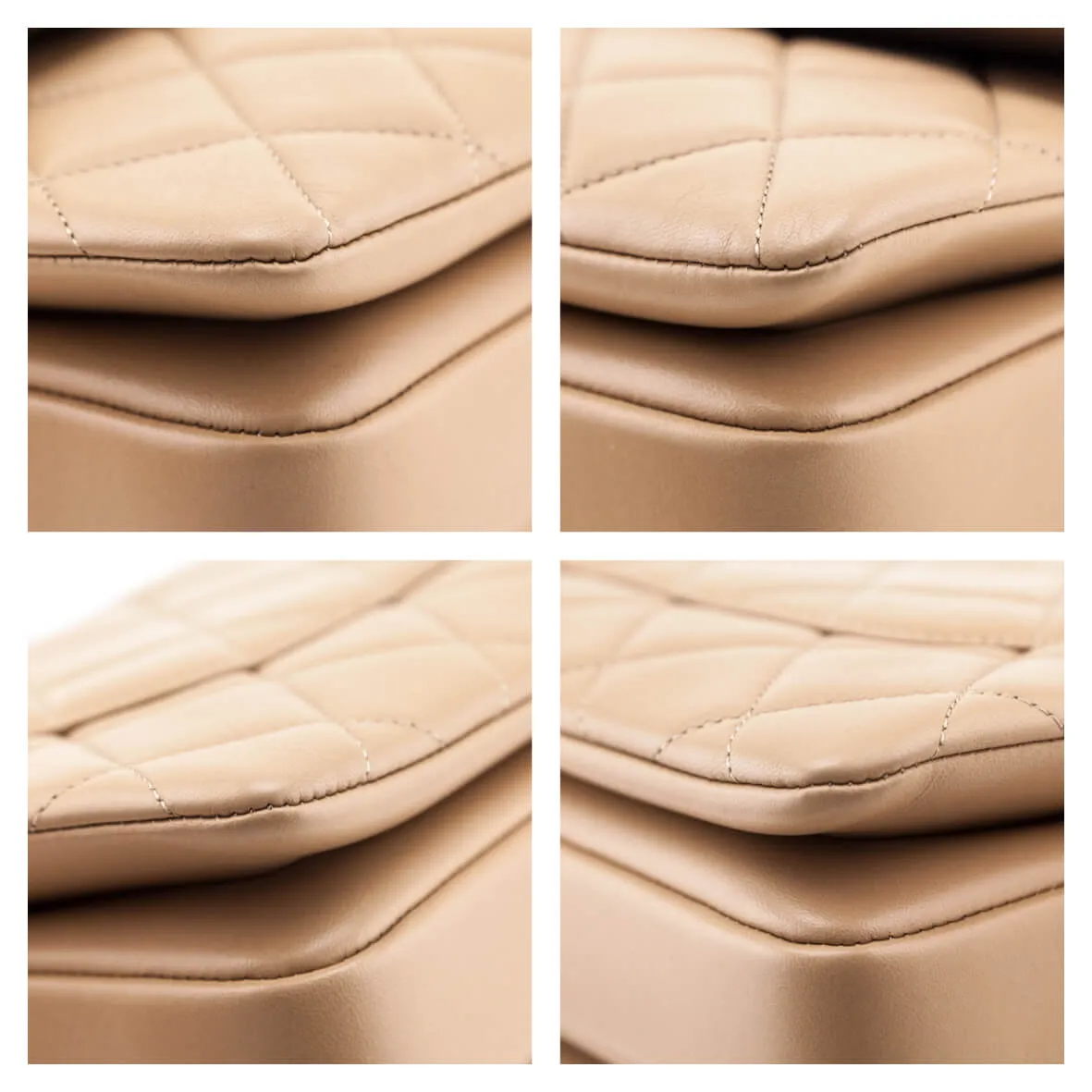 Chanel Beige Lambskin Small Trendy CC Top Handle Flap Bag