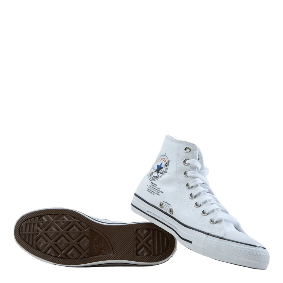 Chuck Taylor All Star White/high Risk Red/clematis B