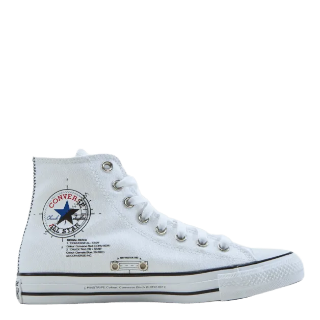 Chuck Taylor All Star White/high Risk Red/clematis B