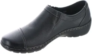 Clarks Women's Cora Giny Cushioned Loafers  Color Black Leather Size 9.5M