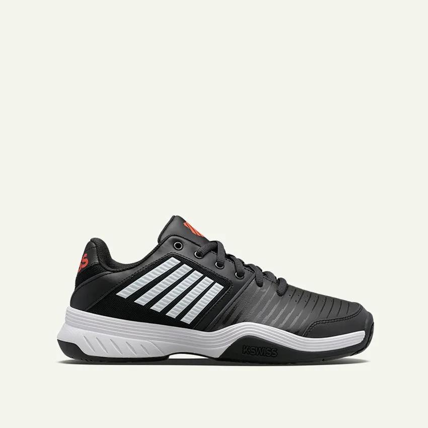 Court Express Men's Shoes - Jet Black/White/Spicy Orange