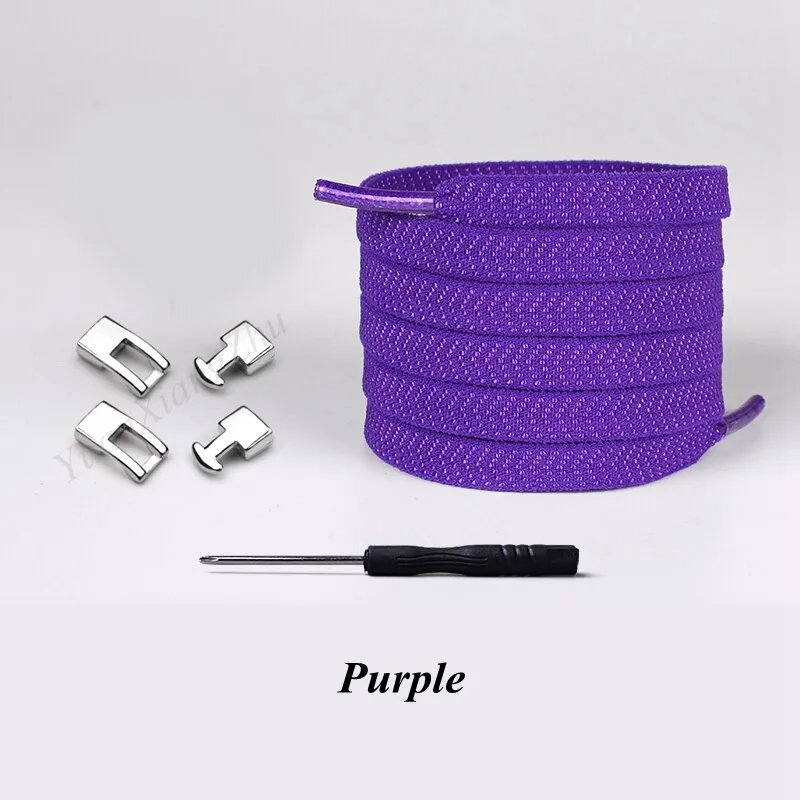 Cross buckle Elastic Shoe laces No Tie Shoelaces