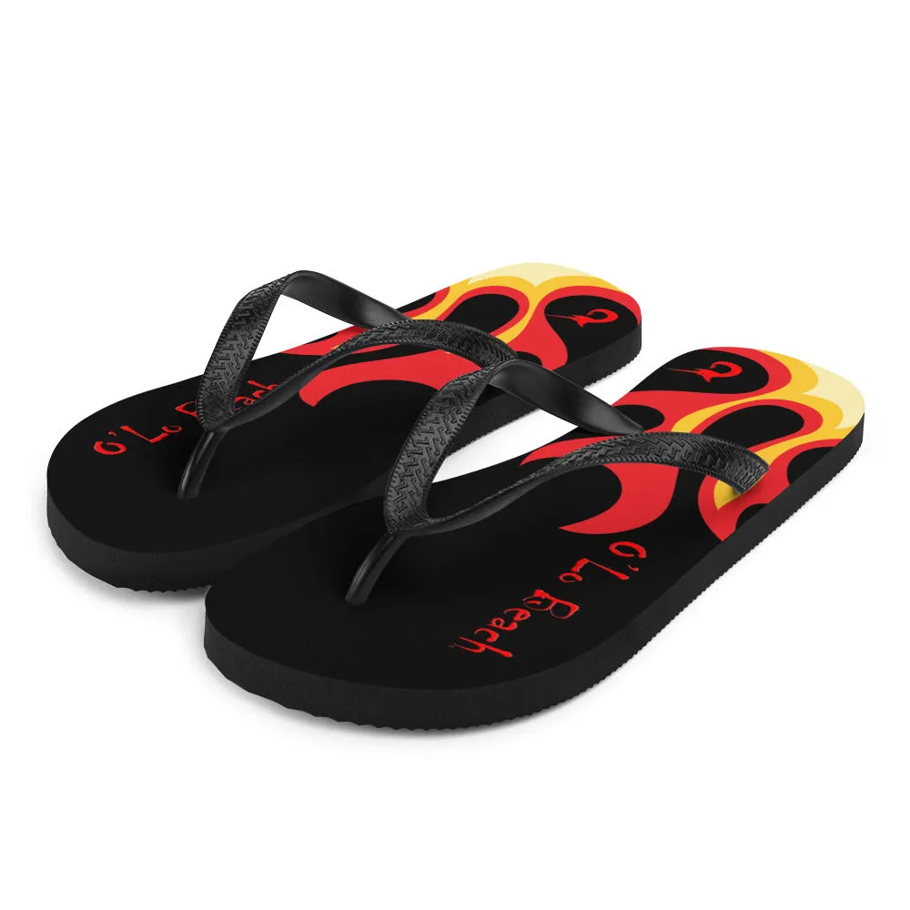 Flames Flip-Flops
