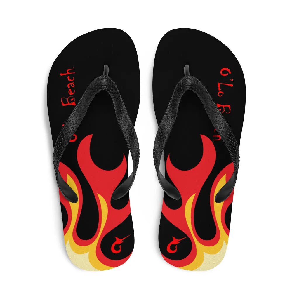 Flames Flip-Flops