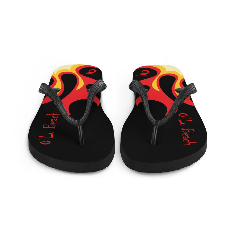 Flames Flip-Flops