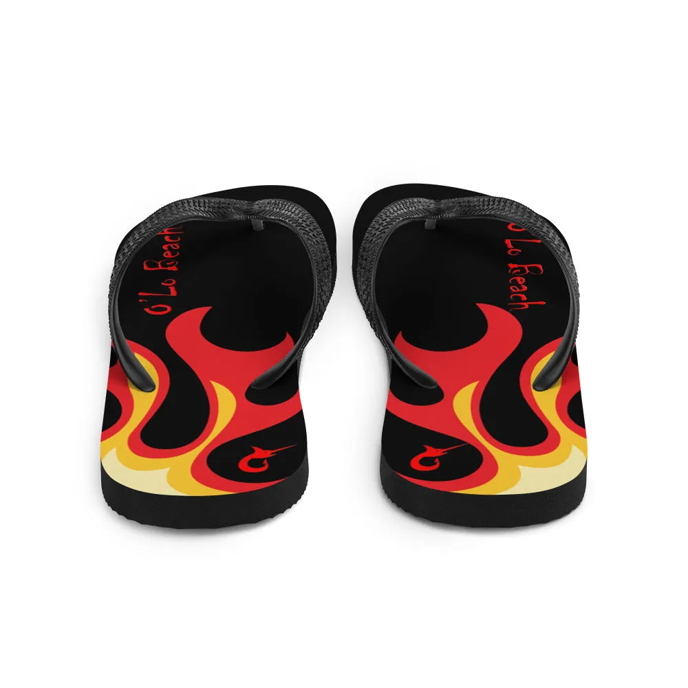 Flames Flip-Flops