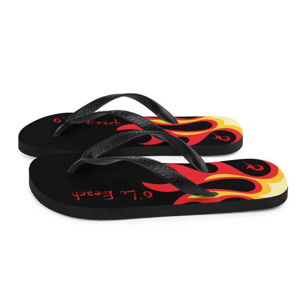 Flames Flip-Flops