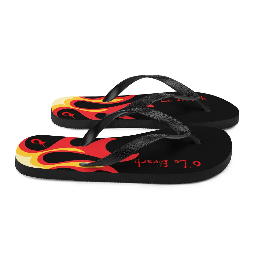 Flames Flip-Flops