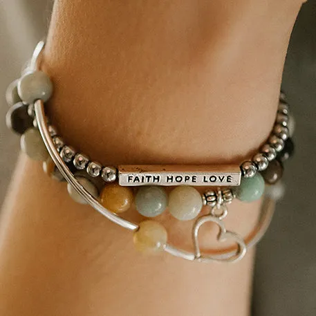 Flip Flop | Stone Beaded Charm Bracelet | Labradorite - Enlightenment
