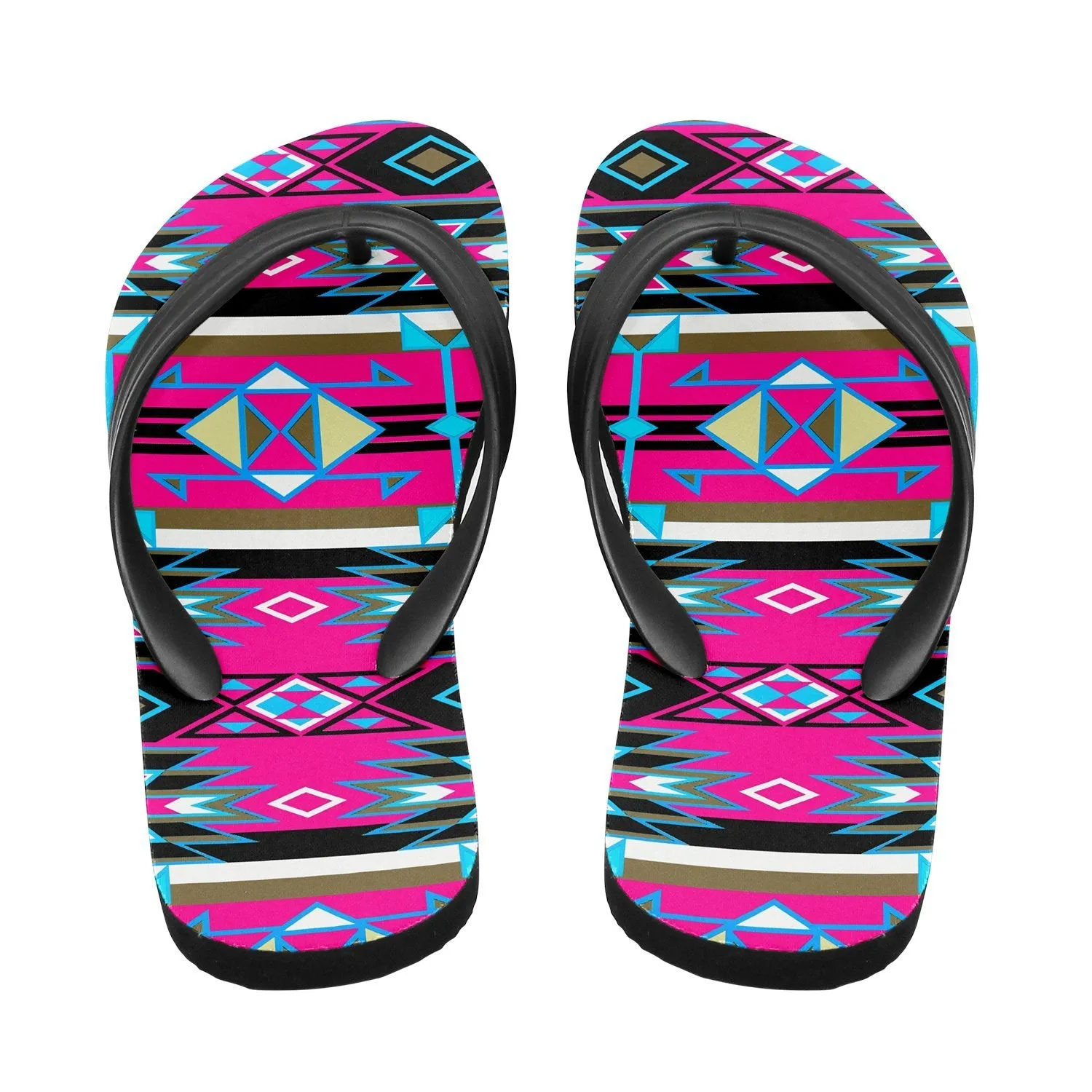 Force of Nature Sunset Storm Flip Flops