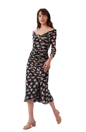 Ganesa Dress in Metamorphosis Black
