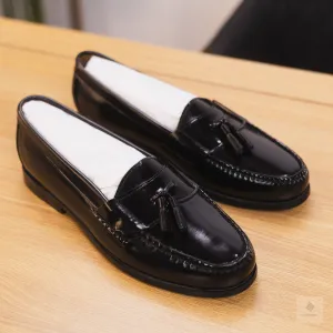 Johnston & Murphy Hayes Tassel Black