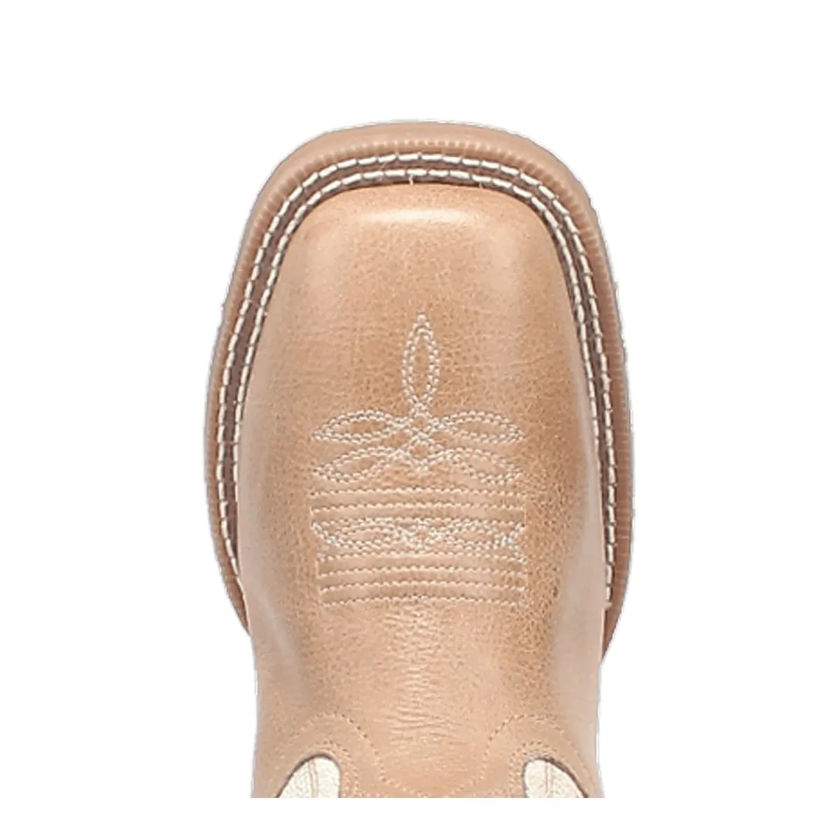 Laredo Women's Lydia Broad Square Toe Leather Boots - Sand 5603