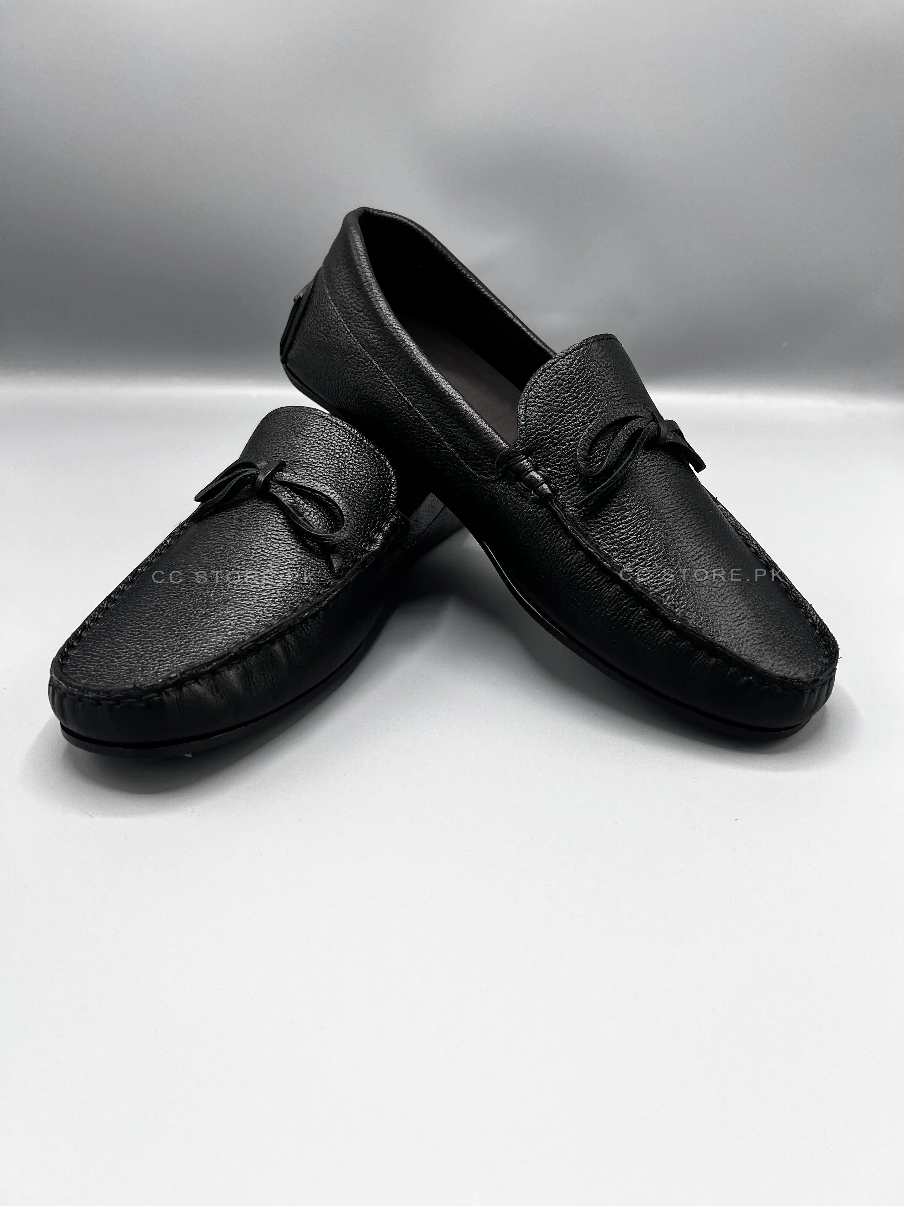 MD Tessel Leather Black Driver