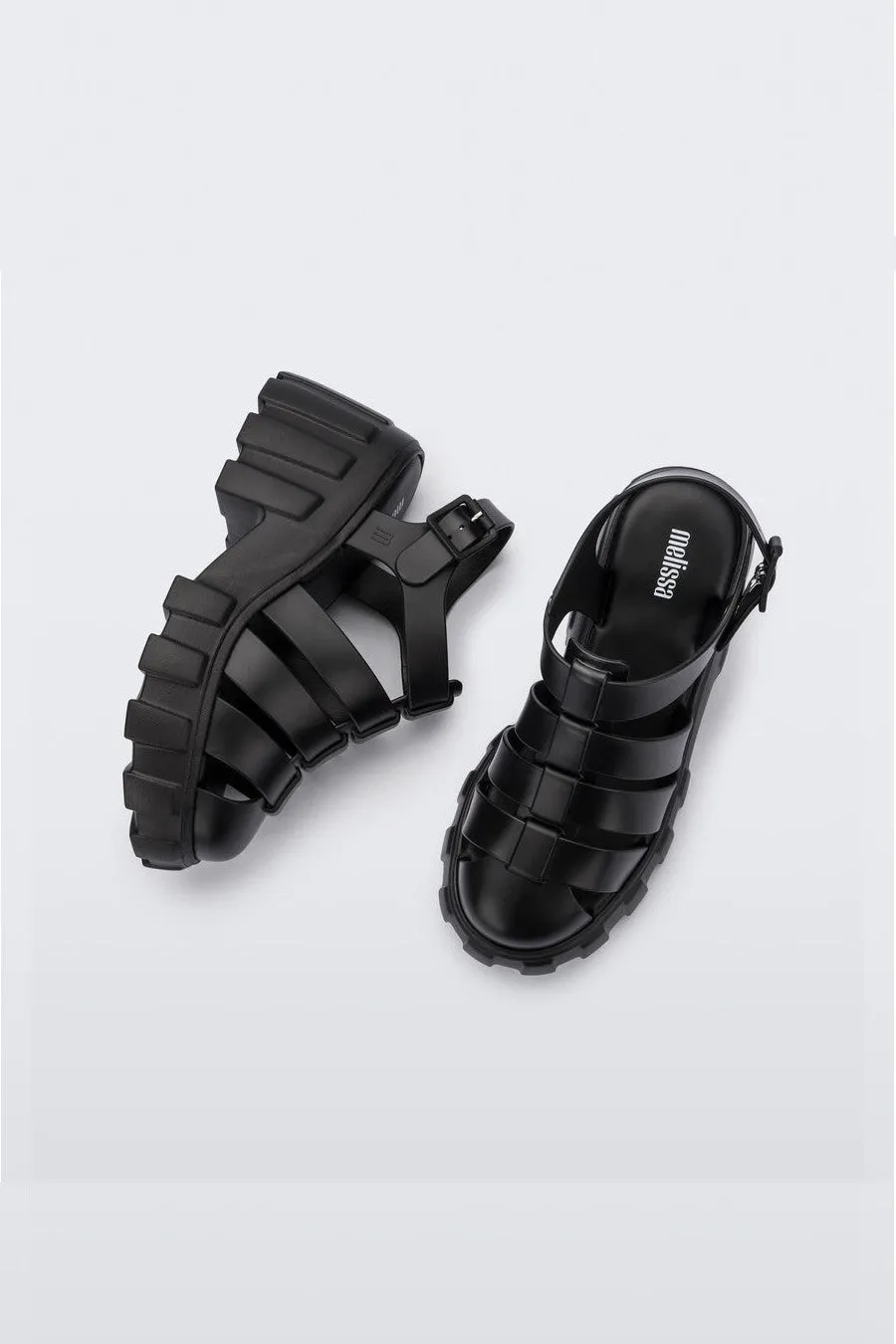 Melissa Megan Sandals in Black
