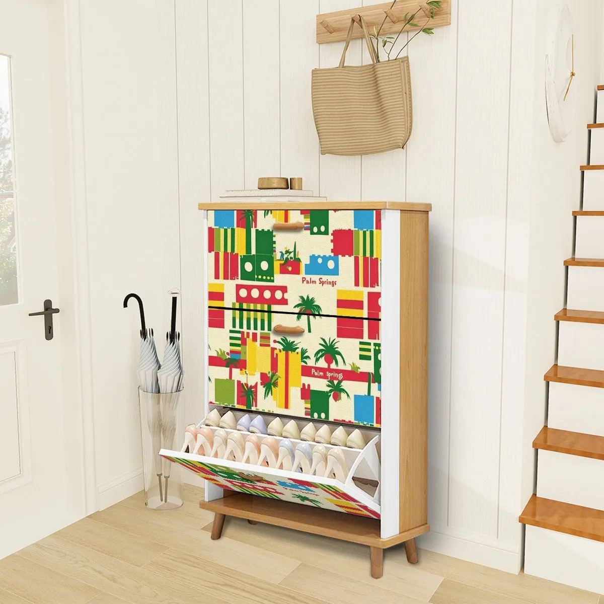 Mid Century Modern Shoe Cabinet Old Palm Springs California Retro Mod Furniture