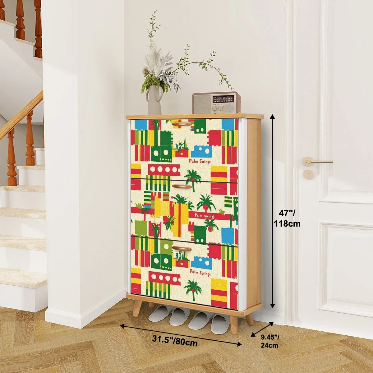 Mid Century Modern Shoe Cabinet Old Palm Springs California Retro Mod Furniture