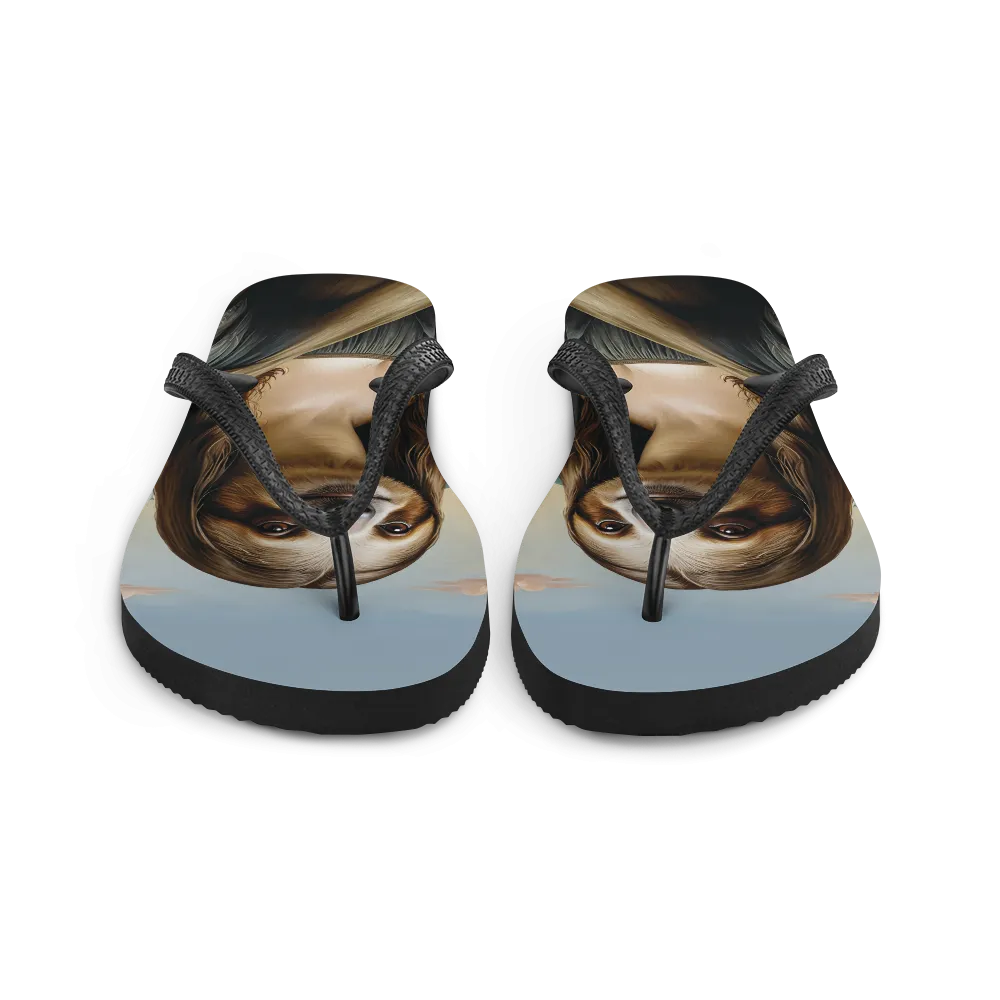 Monalisloth Flip Flops