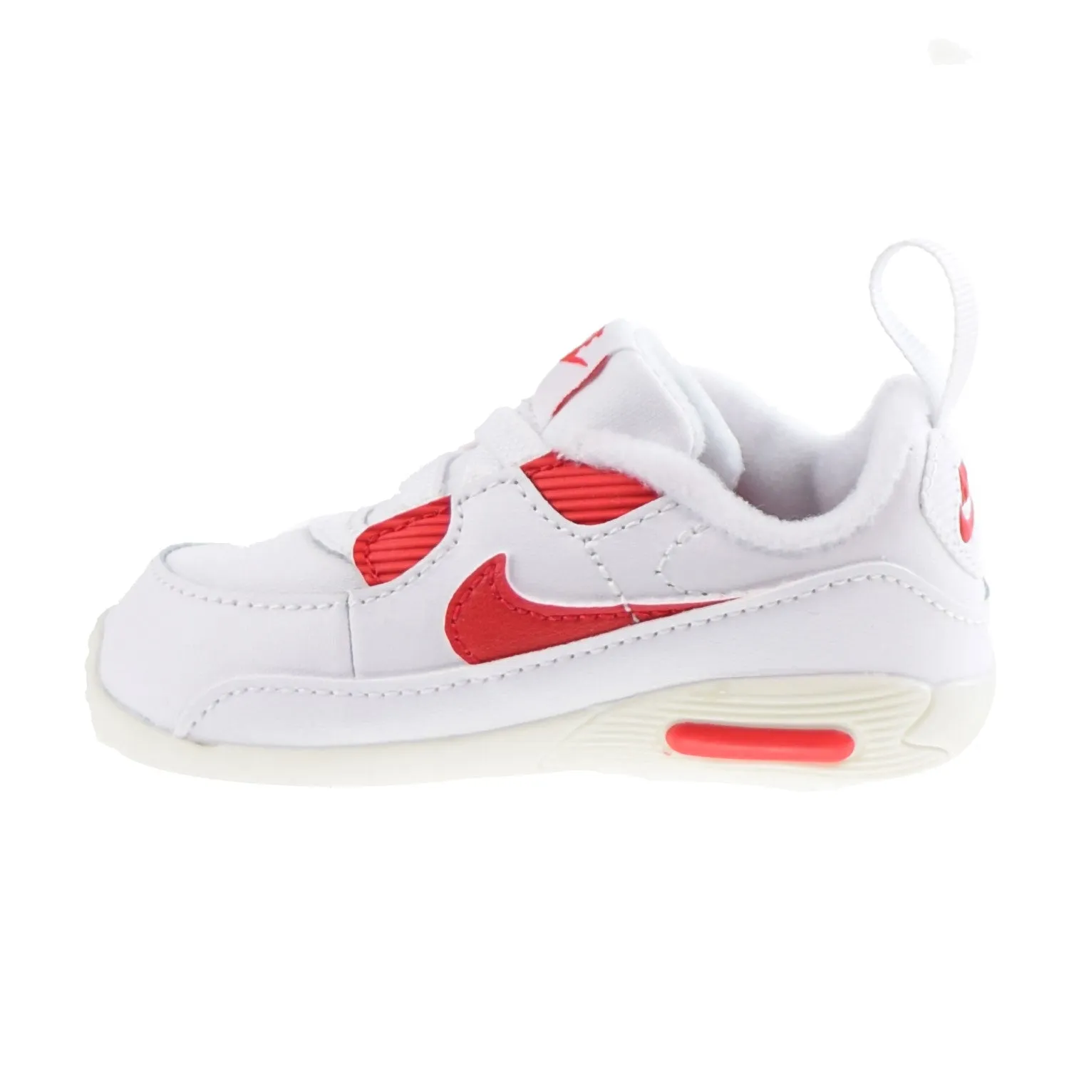 Nike Air Max 90 Crib (CB) Infants' Shoes White-Hyper Red