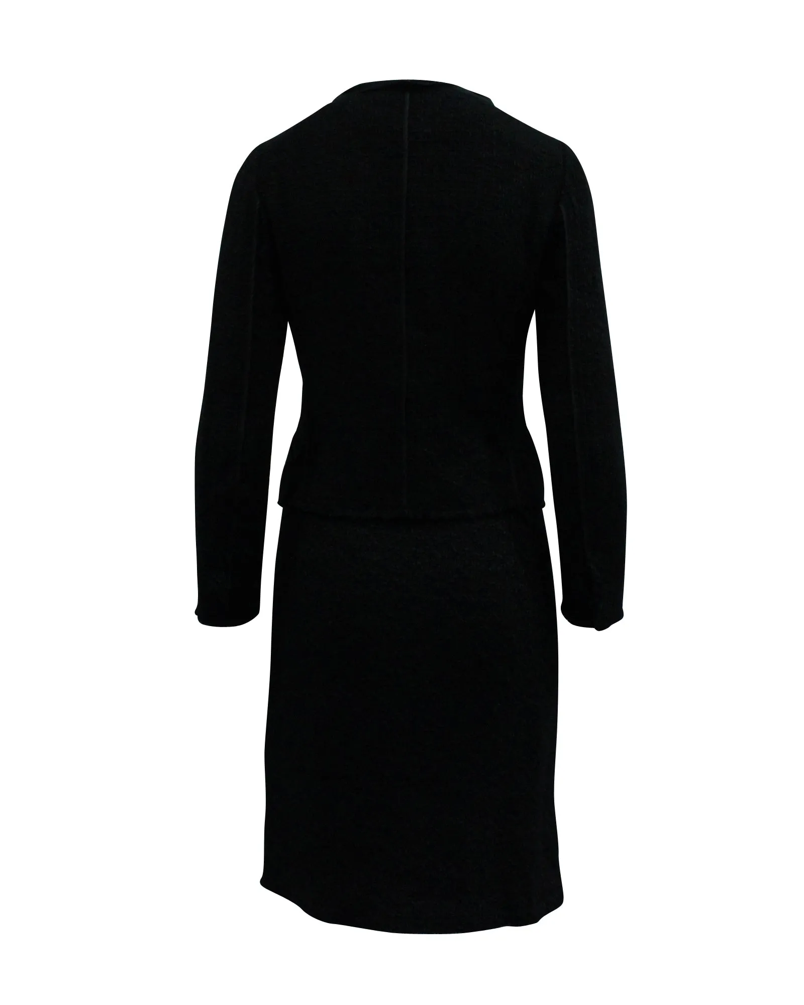 Prada Boucle Skirt Suit in Black Viscose