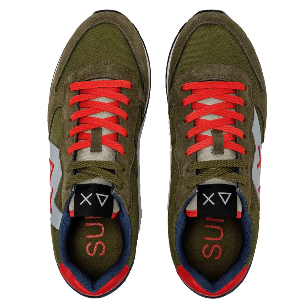 Scarpe Uomo Sun68 Sneakers Jaki Solid Militare - Z34111