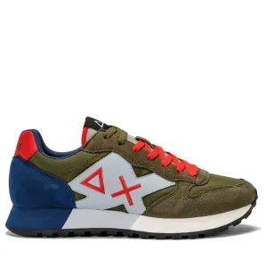 Scarpe Uomo Sun68 Sneakers Jaki Solid Militare - Z34111