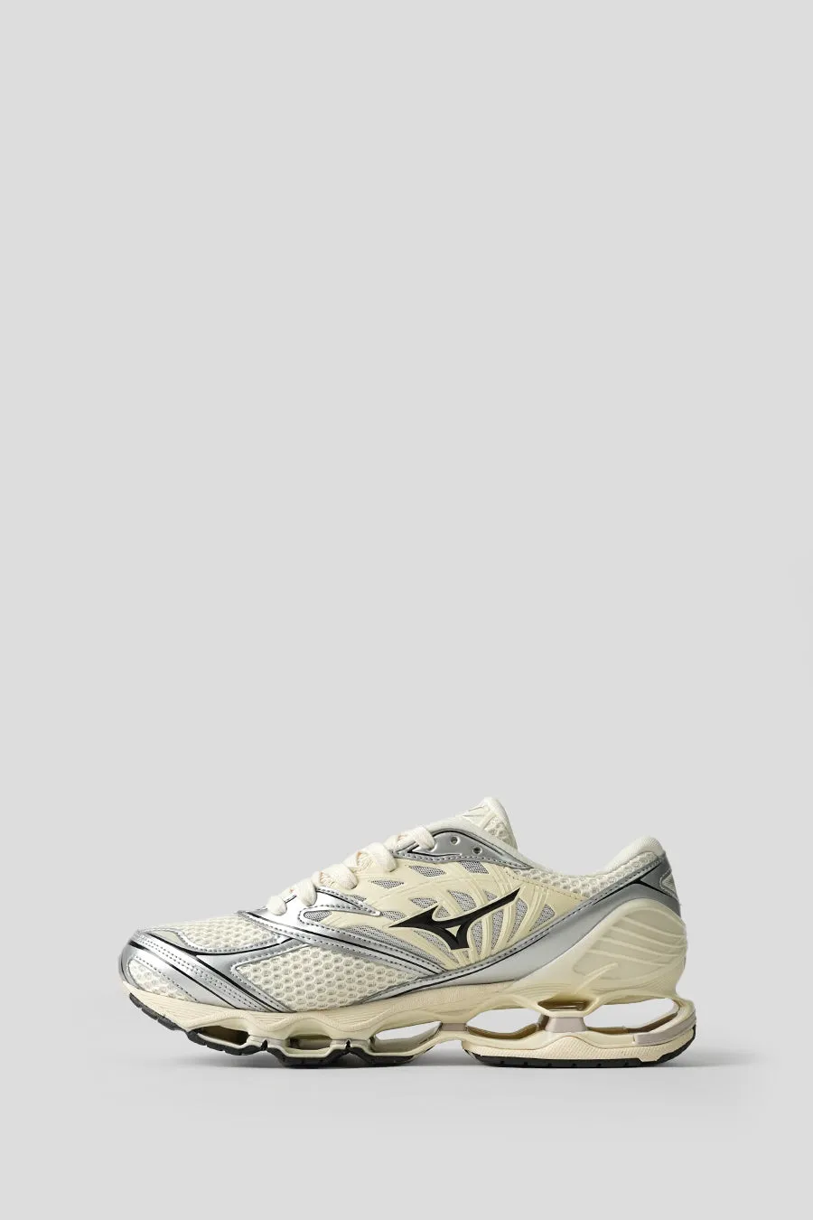 SNEAKERS WAVE PROPHECY LS PRISTINE, BLACK ET SILVER
