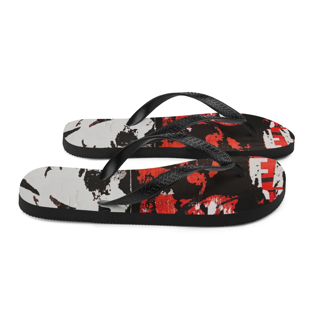 Street Art Flip-Flops