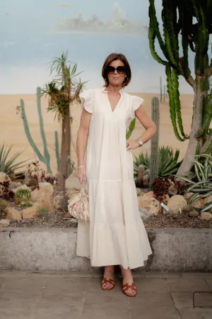 Terrific long dress offwhite