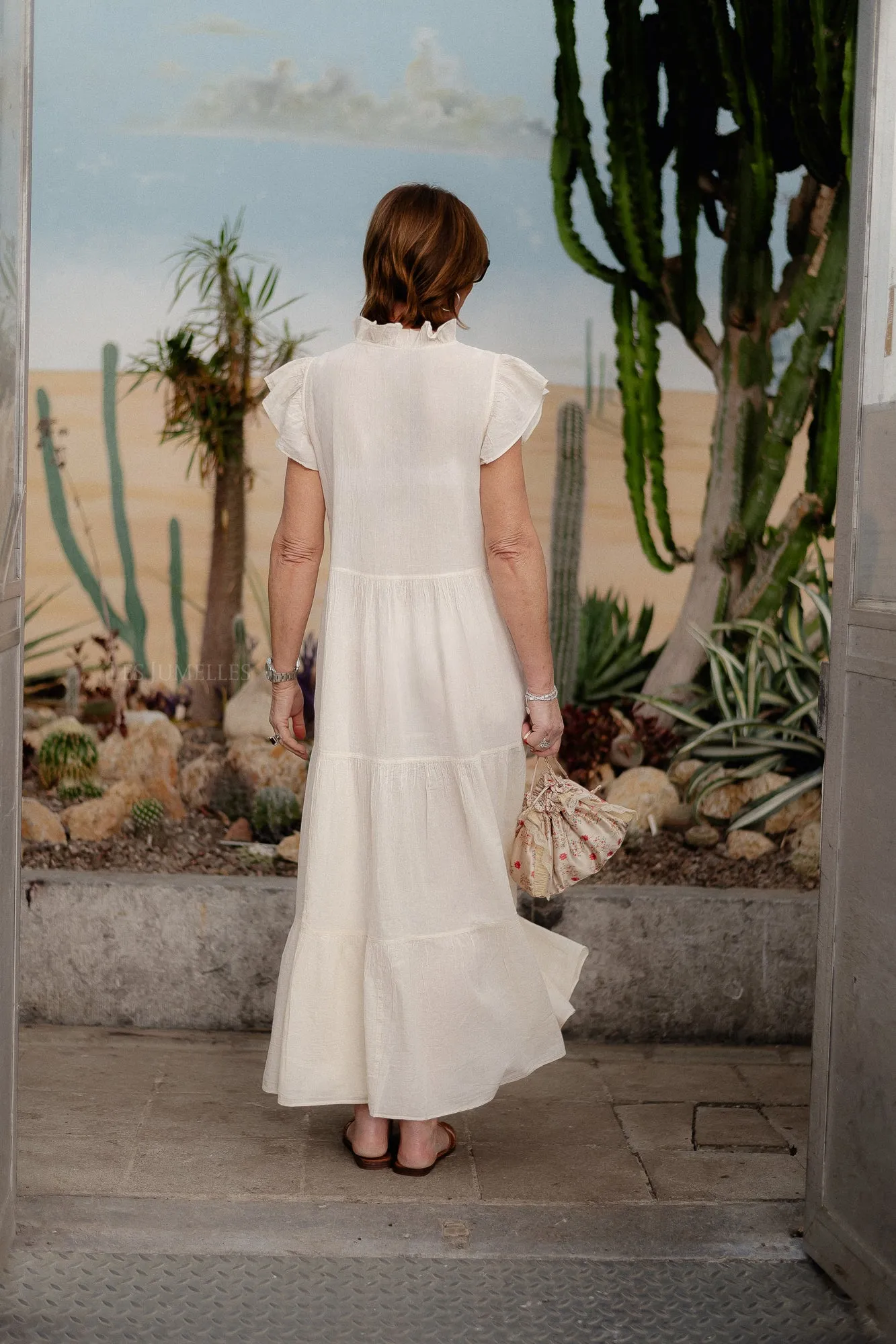 Terrific long dress offwhite