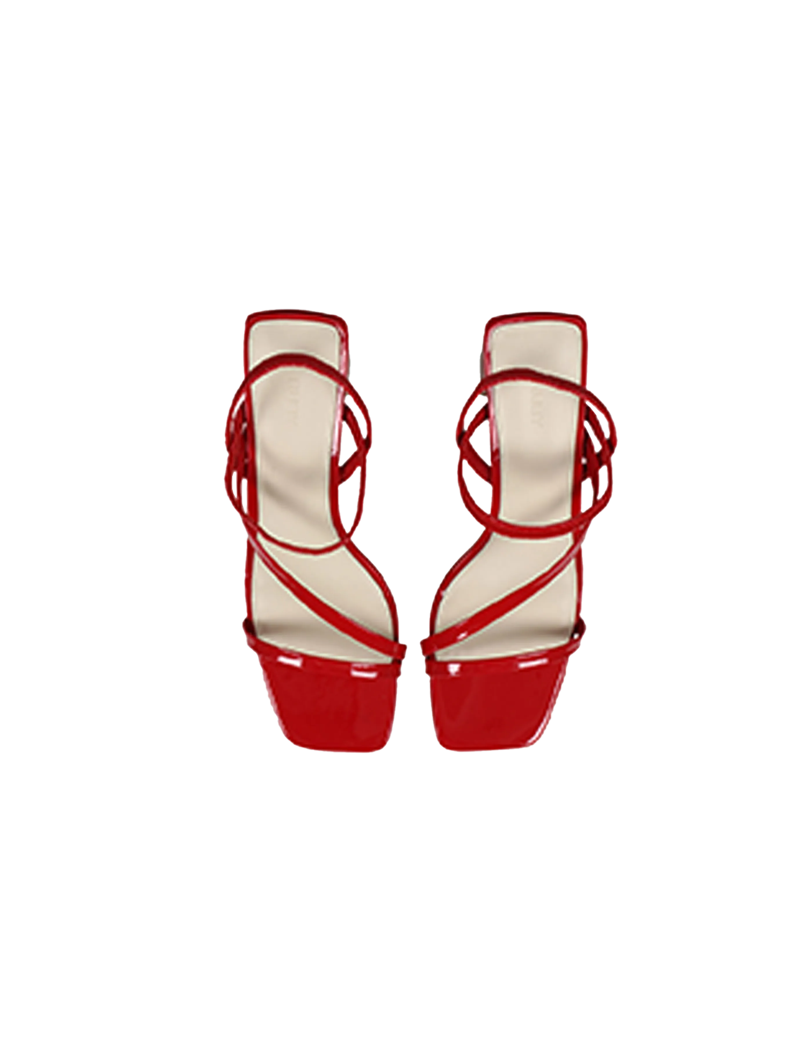 TIA HEEL RED PATENT
