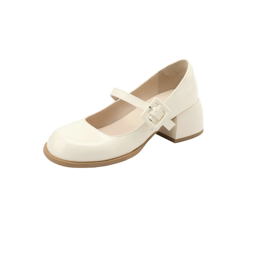 USS Shoes Milagros Women's Square Mid Heel Pumps