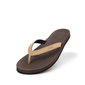 Women's Flip Flops Color Combo- Soil / Soil Light