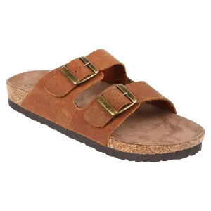 Women's Raegan 2-Strap Leather Cork Sandal