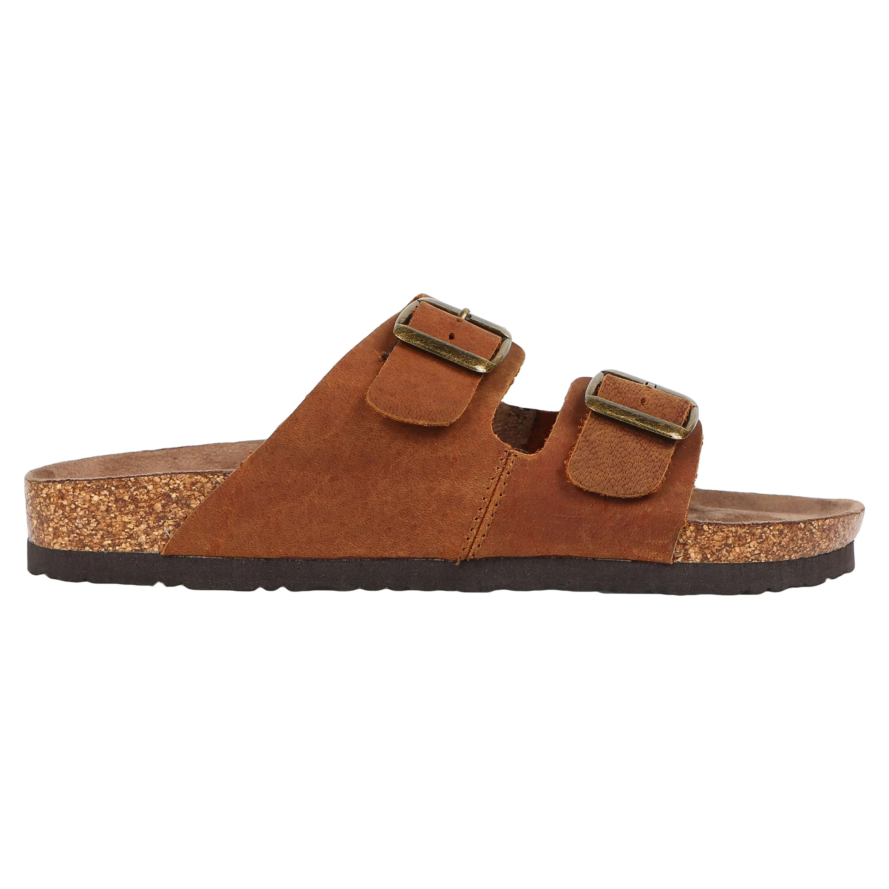 Women's Raegan 2-Strap Leather Cork Sandal